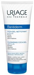 Uriage Gel Καθαρισμού Bariederm Cica Gel Nettoyant για Ευαίσθητες Επιδερμίδες 200ml