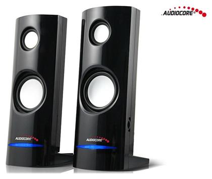 Audiocore Audiocore AC860 2.0 με Ισχύ 8W σε Μαύρο Χρώμα