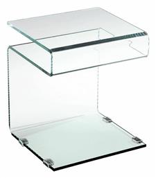 Βοηθητικό Τραπεζάκι Glasser Clear Μ42xΠ38xΥ48εκ.