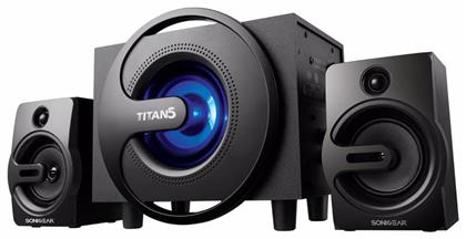 Sonic Gear Titan 5 2.1 με Ισχύ 20W σε Μαύρο Χρώμα