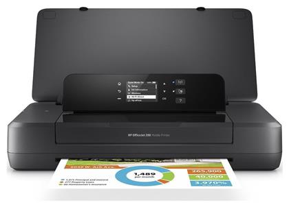 HP OfficeJet 200 Mobile Έγχρωμoς Εκτυπωτής Inkjet