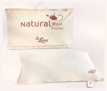 La Luna The Wool Pillow Μαξιλάρι Ύπνου Μάλλινο Medium Μέτριο 50x70cm