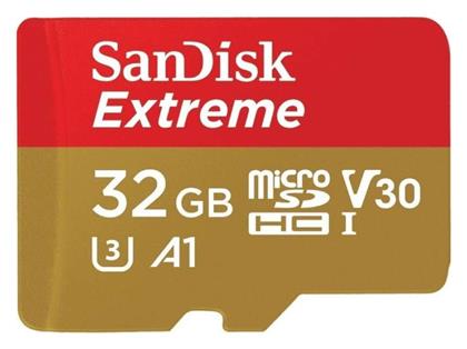 Sandisk Extreme microSDHC 32GB Class 10 U3 V30 A1 UHS-I από το e-shop