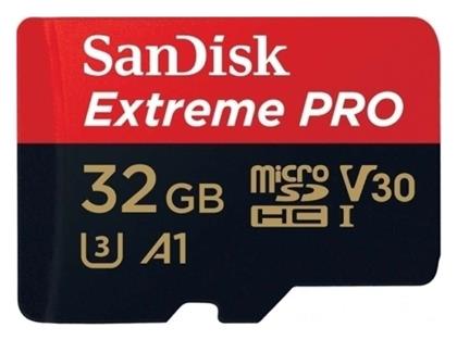 Sandisk Extreme Pro microSDHC 32GB Class 10 U3 V30 A1 UHS-I από το e-shop