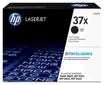 HP 37X Γνήσιο Toner Laser Εκτυπωτή Μαύρο High Yield 25000 Σελίδων (CF237X)