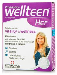 Vitabiotics Wellteen Her Βιταμίνη για Ενέργεια & Ανοσοποιητικό 30 ταμπλέτες