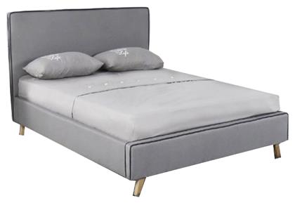 Morisson Κρεβάτι Υπέρδιπλο για Στρώμα 160x200cm Light Grey