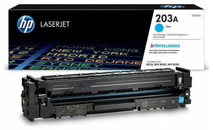 HP 203A Γνήσιο Toner Laser Εκτυπωτή Κυανό 1300 Σελίδων (CF541A)