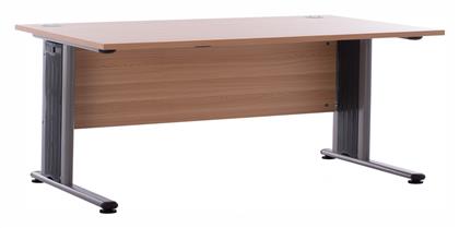 Επαγγελματικό Γραφείο Valden 180x80x75εκ. Γκρι / Φυσικό