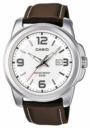 Casio Ρολόι Μπαταρίας με Δερμάτινο Λουράκι