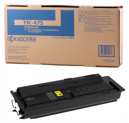 Kyocera TK-475 Γνήσιο Toner Laser Εκτυπωτή Μαύρο 30000 Σελίδων (1T02K30NL0)