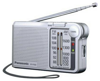 Panasonic RF-P150D Ραδιοφωνάκι Μπαταρίας Ασημί