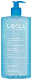 Uriage Gel Ντεμακιγιάζ Eau Thermale Extra Rich Dermatological για Ευαίσθητες Επιδερμίδες 1000ml