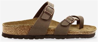 Birkenstock Mayari Birko-Flor Γυναικεία Σανδάλια Ανατομικά Mocca Narrow Fit