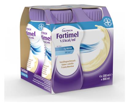 Nutricia Fortimel 1.5kcal 4 x 200ml Βανίλια