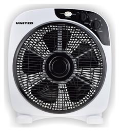 United UBF-697 Ανεμιστήρας Box Fan 50W Διαμέτρου 30cm