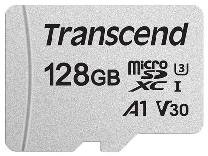 Transcend 300s microSDXC 128GB Class 10 U3 V30 A1 UHS-I από το e-shop