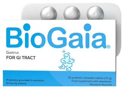 BioGaia Gastrus 30 μασώμενες ταμπλέτες Μανταρίνι Μέντα