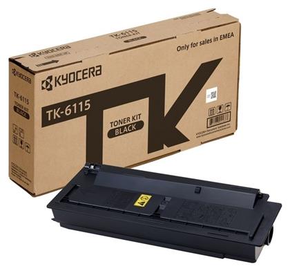 Kyocera TK-6115 Γνήσιο Toner Laser Εκτυπωτή Μαύρο 15000 Σελίδων (1T02P10NL0)