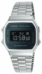 Casio Vintage Iconic Ψηφιακό Ρολόι Μπαταρίας με Ασημί Μεταλλικό Μπρασελέ