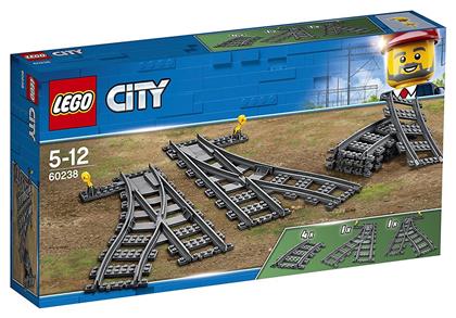 Lego City Switch Tracks για 5 - 12 Ετών 20τμχ