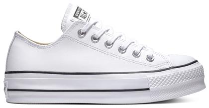 Converse Chuck Taylor All Star Lift Clean Low Top Unisex Flatforms Sneakers White / Black