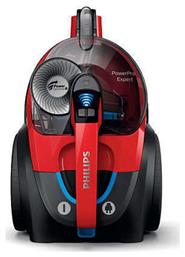 Philips Powerpro Expert 900W με Κάδο Κόκκινη
