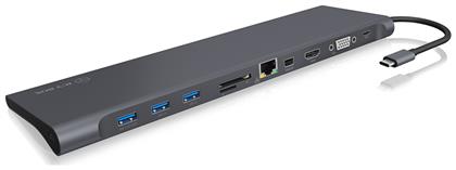 Icy Box USB-C Docking Station με HDMI/DisplayPort 4K PD Ethernet (IB-DK2102-C) από το Polihome