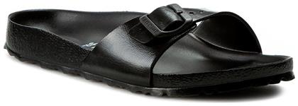 Birkenstock Madrit Γυναικεία Σανδάλια Ανατομικά σε Μαύρο Χρώμα Narrow Fit