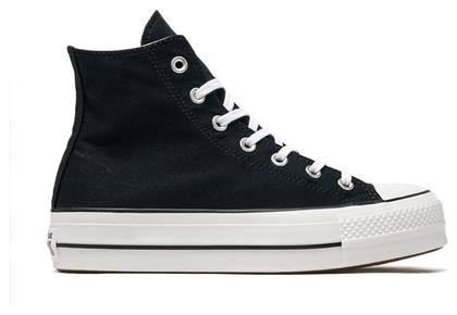 Converse Chuck Taylor All Star Lift High Top Unisex Flatforms Sneakers Black / White