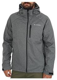 Columbia Cascade Ridge II Ανδρικό Χειμωνιάτικο Μπουφάν Softshell Αδιάβροχο Γκρι