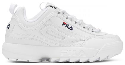 Fila Disruptor II Premium Chunky Sneakers Λευκά