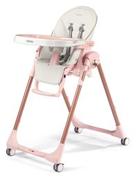 Peg Perego Prima Pappa Follow Me Αναδιπλούμενο Καρεκλάκι Φαγητού με Μεταλλικό Σκελετό & Κάθισμα από Δερματίνη