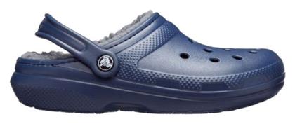 Crocs Classic Fuzz Lined Ανδρικά Ανατομικά Σαμπό Μπλε