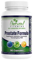 Natural Vitamins Prostate Formula 90 κάψουλες