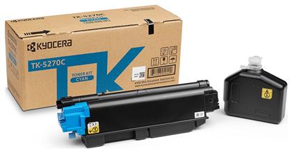 Kyocera TK-5270C Γνήσιο Toner Laser Εκτυπωτή Κυανό 6000 Σελίδων (1T02TVCNL0) από το Public