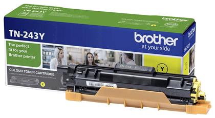 Brother TN-243Y Γνήσιο Toner Laser Εκτυπωτή Κίτρινο 1000 Σελίδων (TN-243Y)