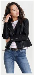 Only Γυναικείο Biker Jacket Μαύρο