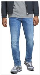 Jack & Jones Ανδρικό Παντελόνι Τζιν Slim Fit Straight Μπλε