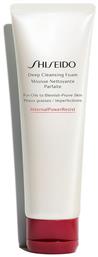 Shiseido Deep Cleansing Foam Oily To Blemish Prone Skin Αφρός Καθαρισμού Προσώπου 125ml