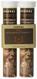 Korres Echinacea & Vitamin C Συμπλήρωμα για την Ενίσχυση του Ανοσοποιητικού 36 αναβράζοντα δισκία Λεμόνι