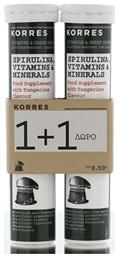 Korres Spirulina Vitamins & Minerals 2 x 18 αναβράζοντα