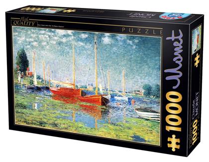 Puzzle Claude Monet Red Boats at Argenteuil 2D 1000 Κομμάτια