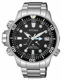 Citizen Promaster Aqualand Ρολόι Eco - Drive με Μεταλλικό Μπρασελέ