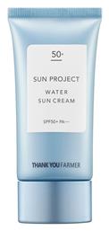 Thank You Farmer Sun Project Water Αντηλιακή Κρέμα Προσώπου SPF50 50ml