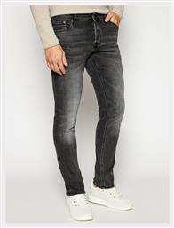 Jack & Jones Ανδρικό Παντελόνι Τζιν Ελαστικό Slim Fit Black