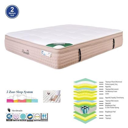 Woodwell Μονό x200x38cm με Ανεξάρτητα Ελατήρια