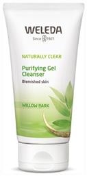 Weleda Naturally Clear Purifying Gel Cleanser Gel Καθαρισμού Προσώπου 100ml