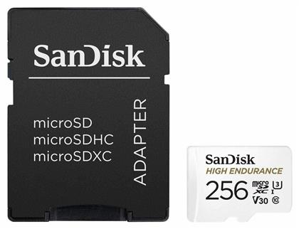 Sandisk High Endurance microSDXC 256GB Class 10 U3 V30 UHS-I από το e-shop