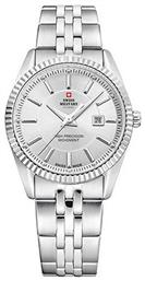 Swiss Military by Chrono Ρολόι Μπαταρίας με Μεταλλικό Μπρασελέ